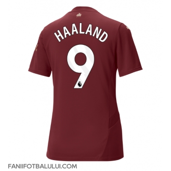 Manchester City Erling Haaland #9 Tricou Fotbal Replică 2024-25 Femei Treilea